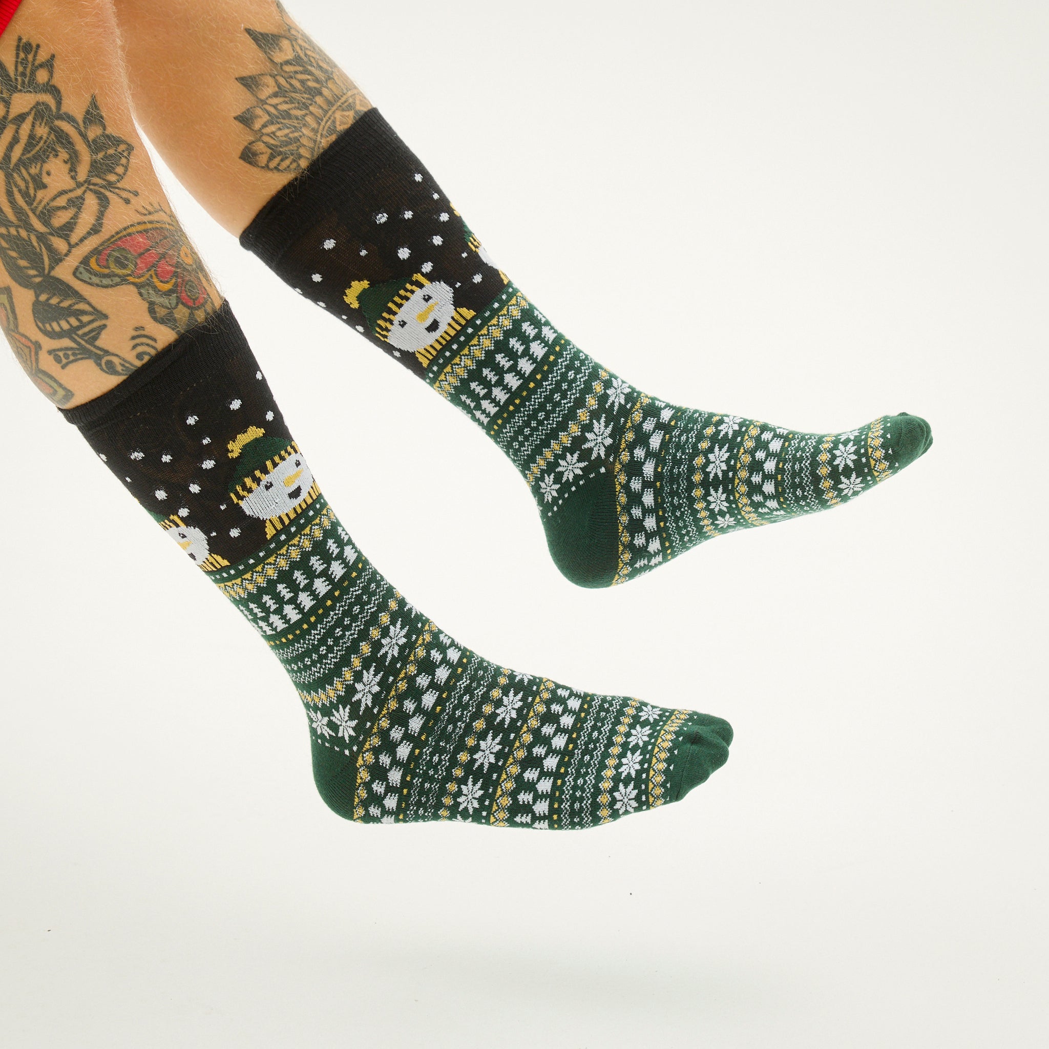 The Snowman's Christmas Socks